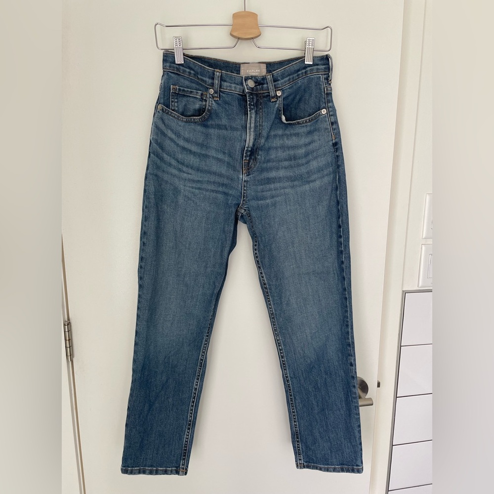 Everlane Classic Straight Leg Jeans in Blue